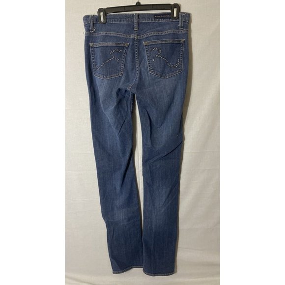 Rock & Republic Women Denim Jeans Dark Wash PANT 8 Medium Regular Bootcut Berlin - Picture 2 of 9